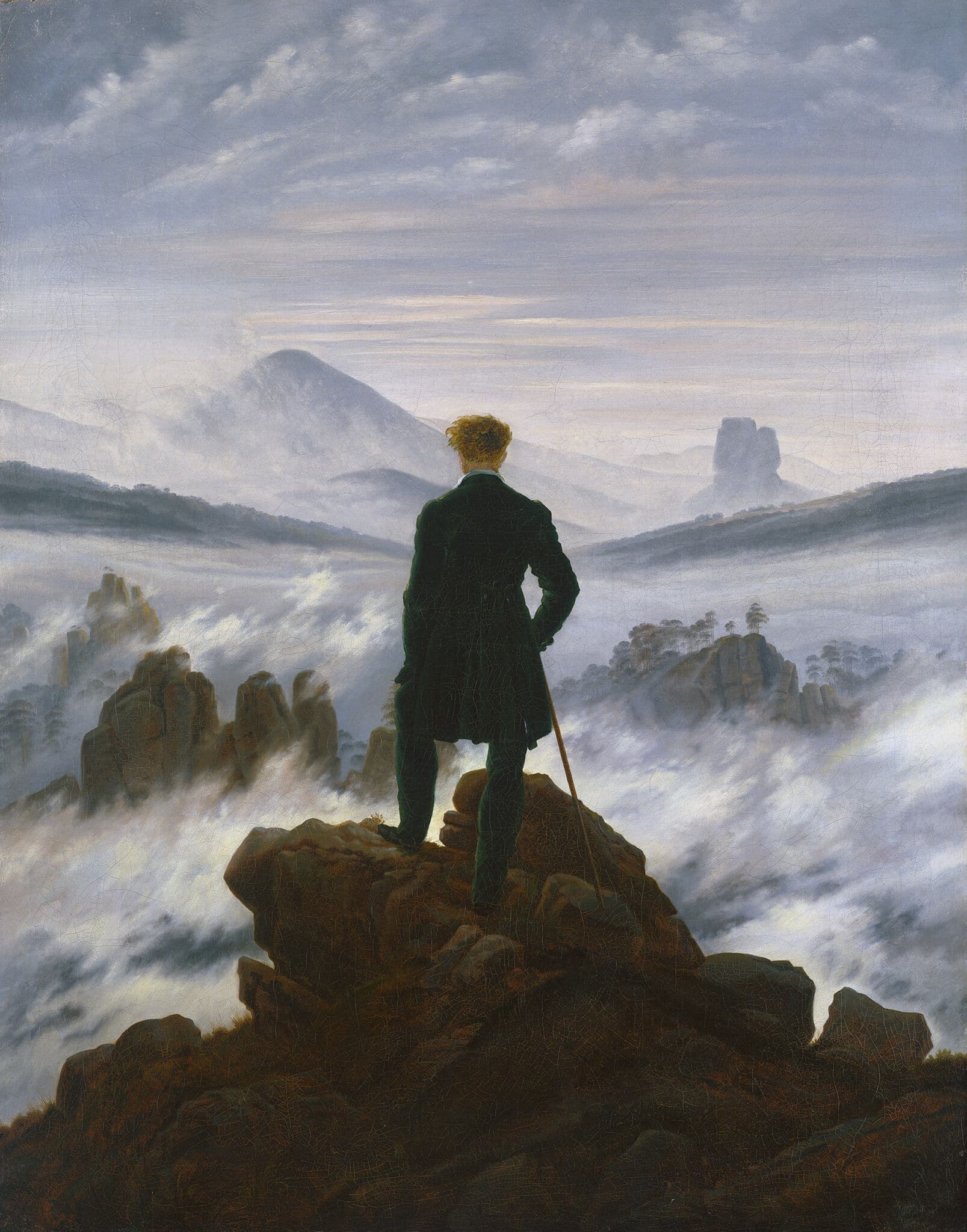 Das Kreuz Im Gebirge Tetschener Altar Jahre Caspar David Friedrich