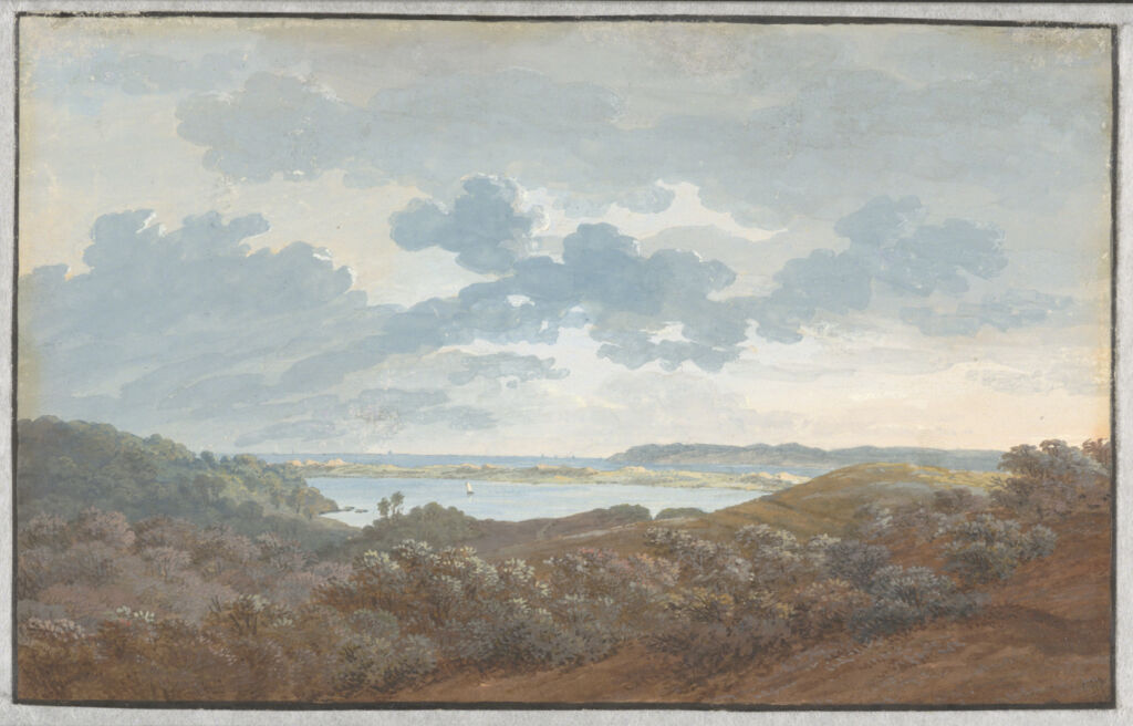 Aquarell von Caspar David Friedrich mit dem Titel 