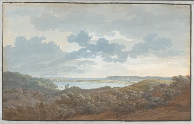 Aquarell von Caspar David Friedrich mit dem Titel 