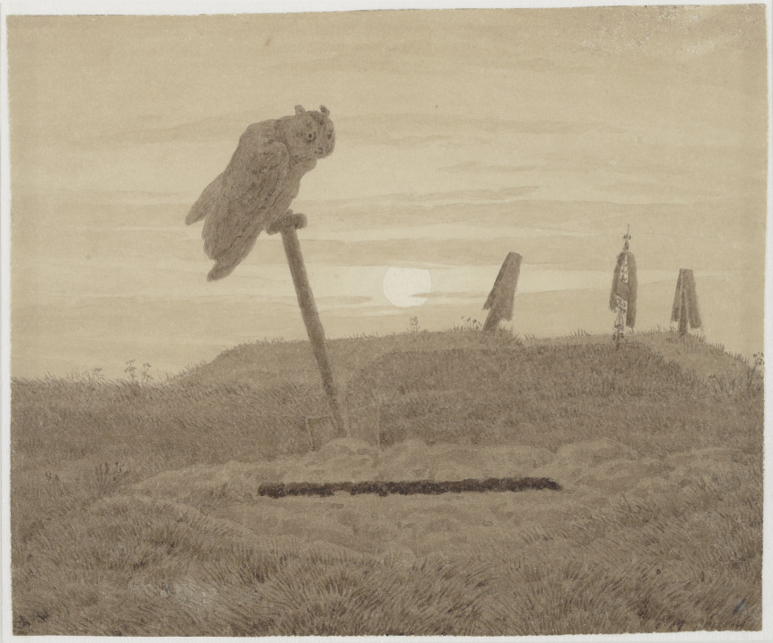 Sepia von Caspar David Friedrich mit dem Titel 