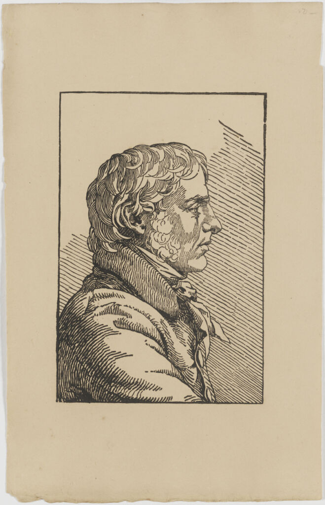 Holzschnitt von Christian Friedrich nach einer Vorlage von Caspar David Friedrich mit dem Titel 